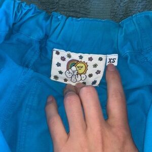 HAWAIIAN BLUE 🌺 WORK PANTS XS